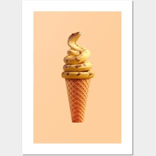 Snake Ice Cream Posters and Art